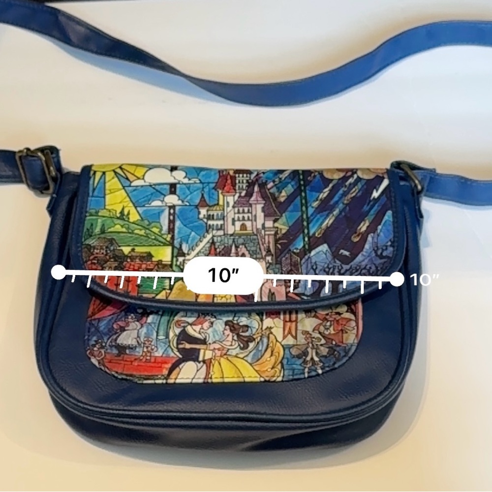 Disney Loungefly Beauty And The Beast Crossbody - image 6